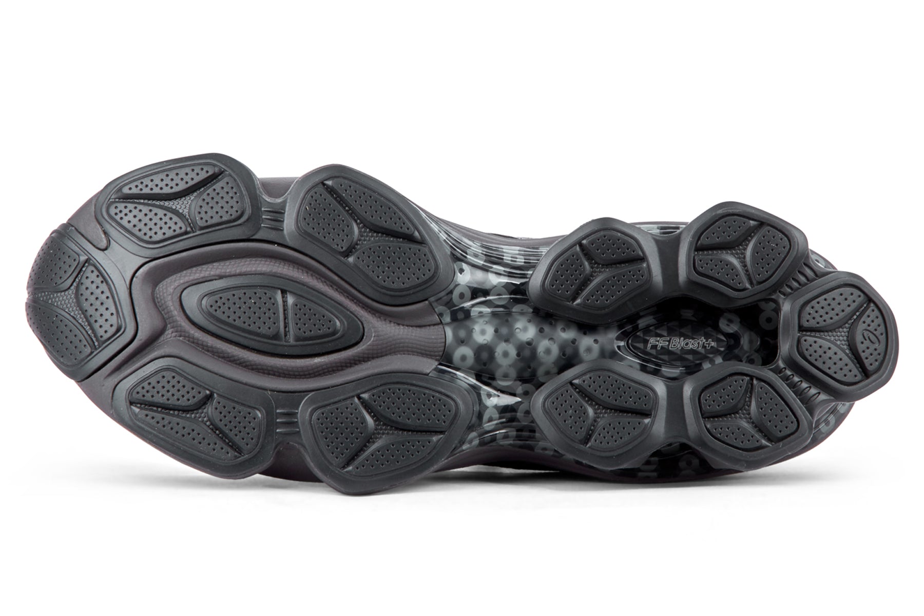 Asics US7 S Gel Kinetic Fluent - Obsidian Grey/Graphite Grey