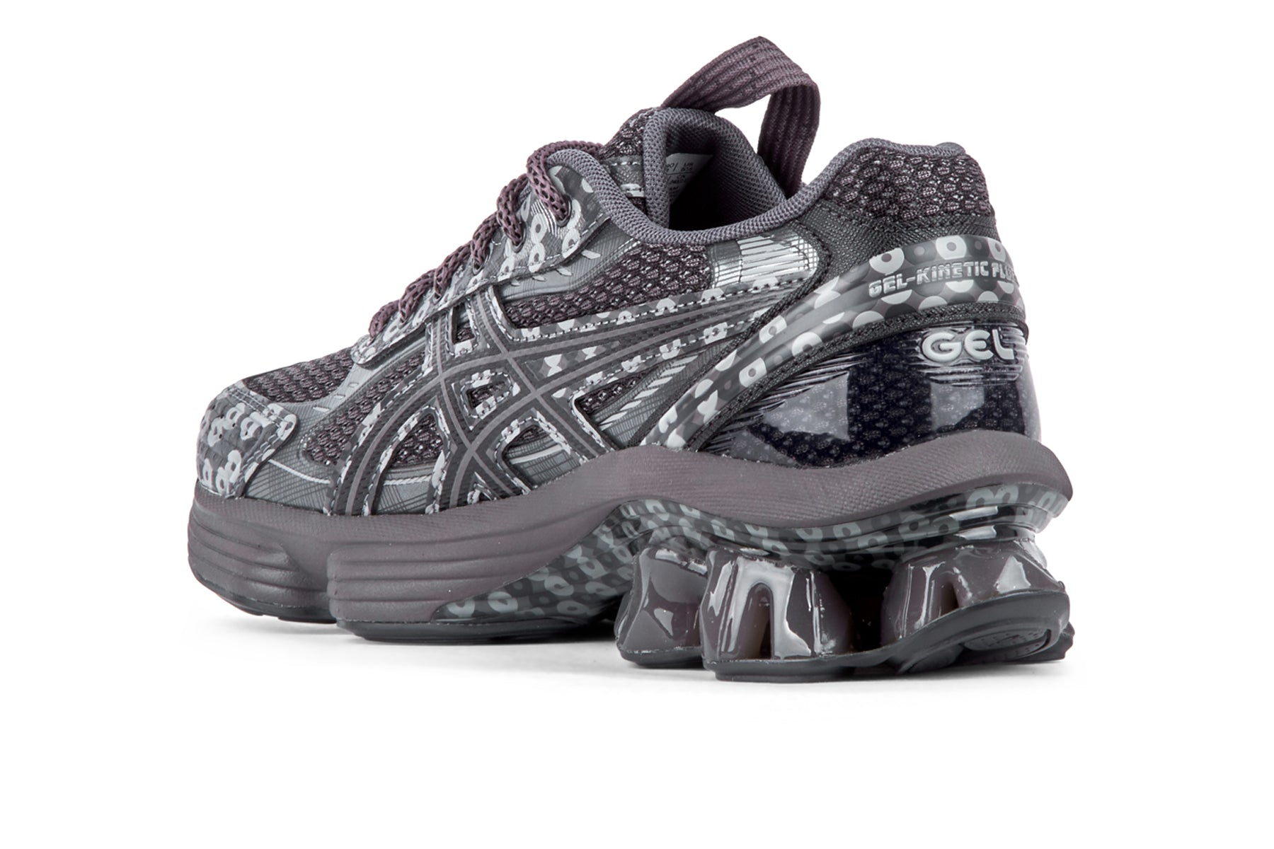 Asics US7 S Gel Kinetic Fluent - Obsidian Grey/Graphite Grey
