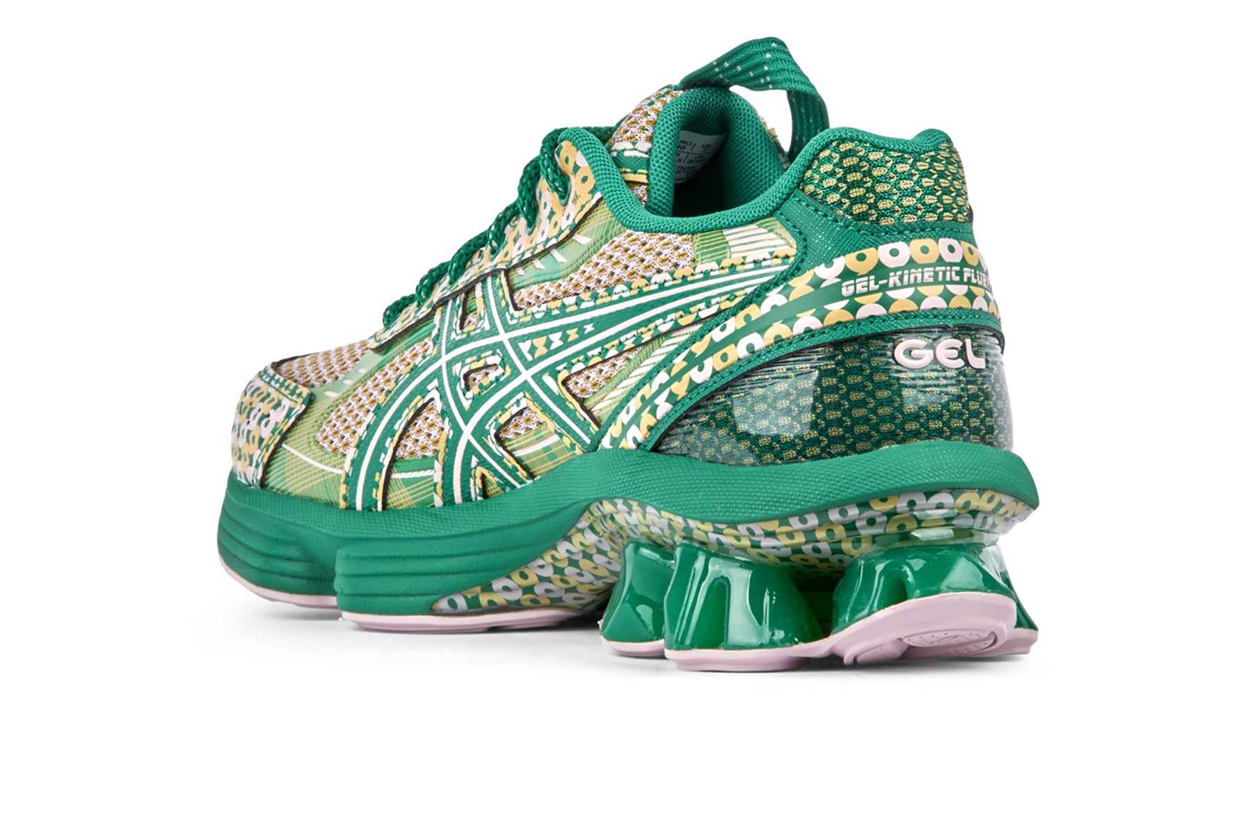 Asics US7 S Gel Kinetic Fluent - Watershed Rose/Kale