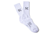 SC Fam Crew Socks (1 Pack) - White / Black