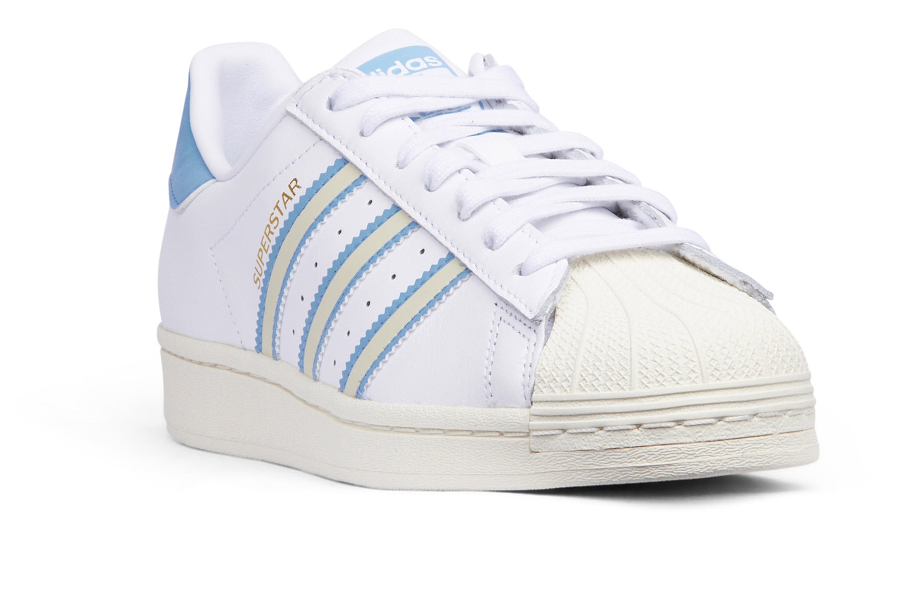 Adidas Superstar FTWR White Off White Light Blue Shoe Chapter