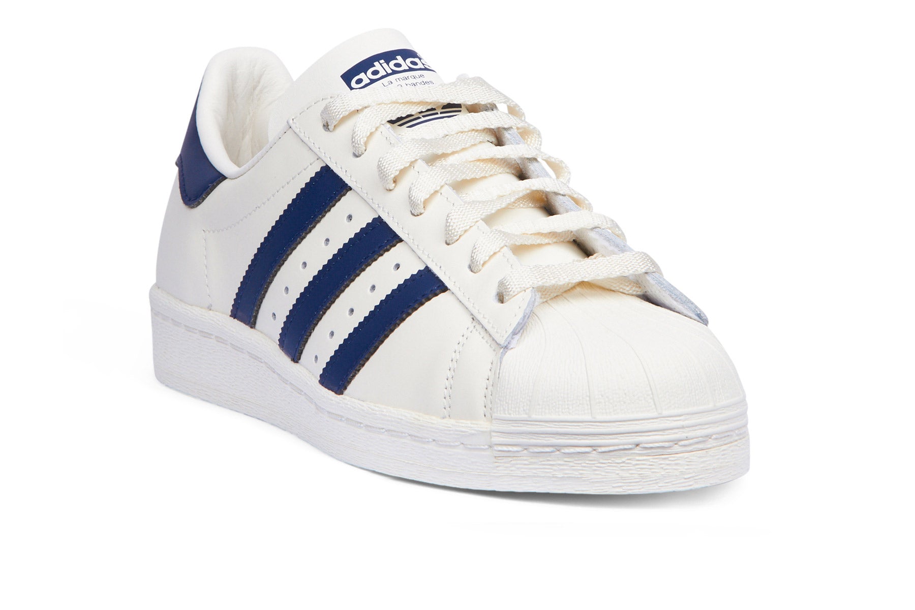 Superstar 82 Cloud White Dark Blue Adidas Sneakers | Shoe Chapter