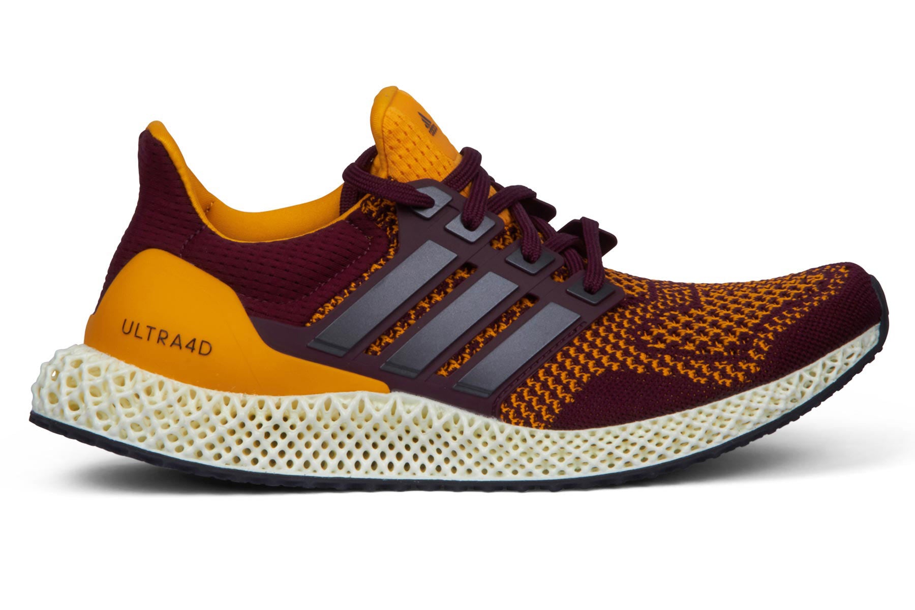 Adidas Ultra 4D "Arizona State" - Maroon / Core Black / Semi Solar Gold