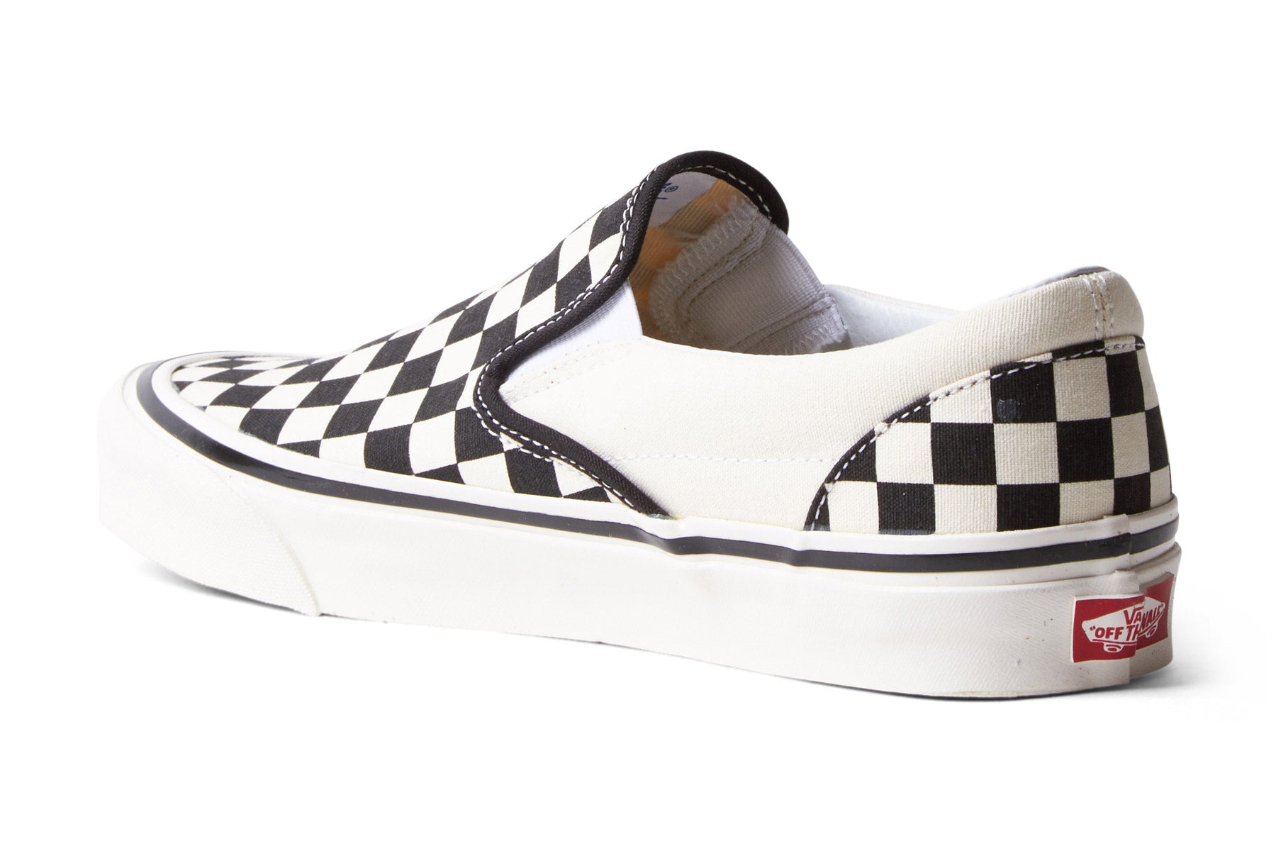 Vans Slip–On 98 DX Checkerboard (Anaheim) - Black/White